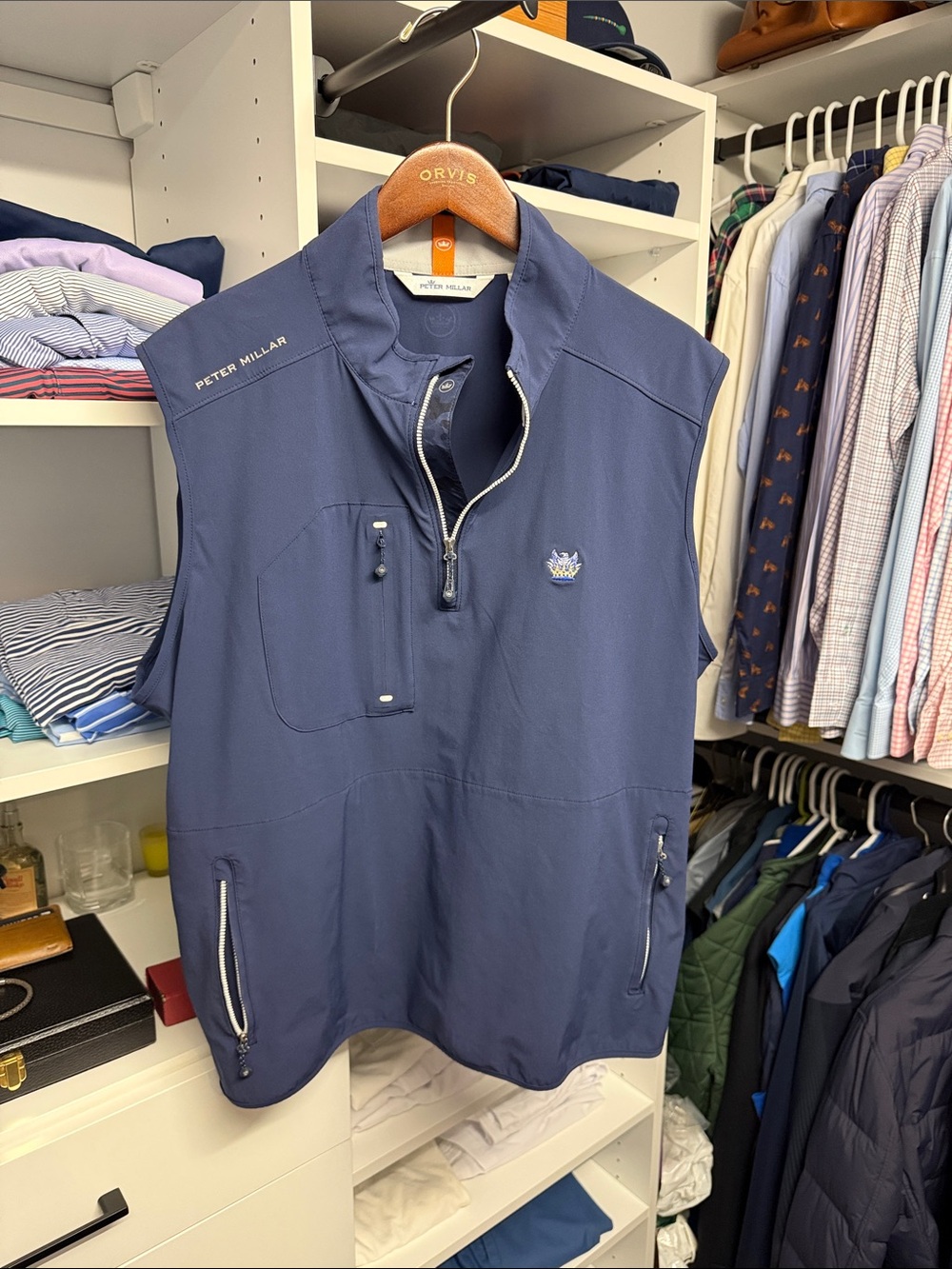 Somerset Hills Golf Club Peter Millar Vest Size XL